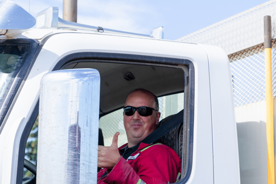 Rebel Heart truck driver