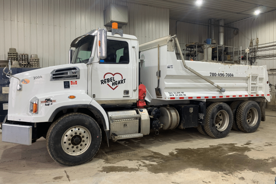 Rebel Heart dump truck